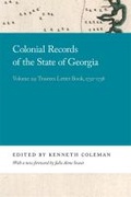 Cover: Colonial Records of the State of Georgia - University of Georgia Press
