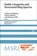 Cover: Stable Categories and Structured Ring Spectra - Cambridge University Press