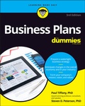 Cover: Business Plans For Dummies - Wiley-ISTE