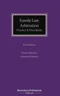 Abbildung von: Family Law Arbitration - Bloomsbury Professional