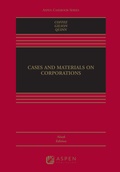 Cover: Cases and Materials on Corporations - Aspen Publishing