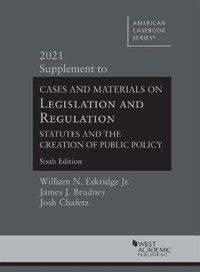 Enlarge image Cover: Cases and Materials on Legislation and Regulation - West Academic Press