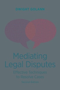 Abbildung von: Mediating Legal Disputes - American Bar Association