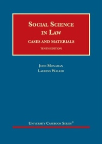 Enlarge image Cover: Social Science in Law - Foundation Press