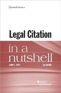 Cover: Legal Citation in a Nutshell - West Academic Press