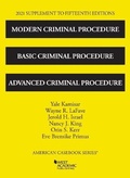 Cover: Modern Criminal Procedure, Basic Criminal Procedure, and Advanced Criminal Procedure, 2021 Supplement - West Academic Press