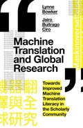 Cover: Machine Translation and Global Research - Emerald Publishing Limited