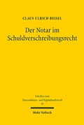Bild: Der Notar im Schuldverschreibungsrecht - Mohr Siebeck