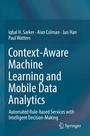 Cover: Context-Aware Machine Learning and Mobile Data Analytics - Springer