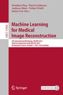 Cover: Machine Learning for Medical Image Reconstruction - Springer