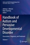 Cover: Handbook of Autism and Pervasive Developmental Disorder - Springer