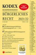 Cover: KODEX B&uuml;rgerliches Recht 2021/22 - inkl. App - LexisNexis Verlag ARD ORAC GmbH