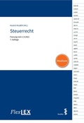 Cover: FlexLex Steuerrecht │Studium - Facultas / FlexLEX
