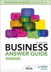 Abbildung von: Pearson Edexcel GCSE (9-1) Business Answer Guide Third Edition - Hodder Education