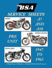 Abbildung von: BSA A7 - A10 'Service Sheets' 1947-1962 for All Rigid, Spring Frame and Swing Arm Group 'a' Motorcycles - Veloce Enterprises, Inc.