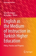 Cover: English as the Medium of Instruction in Turkish Higher Education - Springer