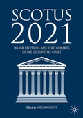 Cover: SCOTUS 2021 - Palgrave Macmillan