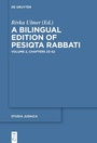 Cover: A Bilingual Edition of Pesiqta Rabbati - De Gruyter