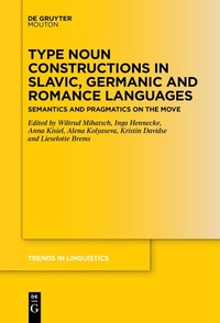 Abbildung von: Type Noun Constructions in Slavic, Germanic and Romance Languages - De Gruyter Mouton