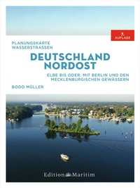 Abbildung von: Planungskarte Wasserstraßen Deutschland Nordost - Delius Klasing