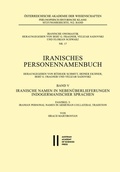 Cover: Iranische Namen in Neben&uuml;berlieferungen indogermanischer Sprachen - Verlag der &ouml;sterreichischen Akademie der Wissenschaften