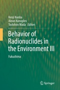 Cover: Behavior of Radionuclides in the Environment III - Springer
