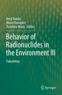 Cover: Behavior of Radionuclides in the Environment III - Springer