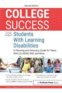 Enlarge image Cover: College Success for Students With Learning Disabilities - Routledge