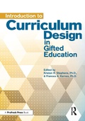 Cover: Introduction to Curriculum Design in Gifted Education - Routledge