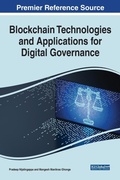 Cover: Blockchain Technologies and Applications for Digital Governance - Business Science Reference