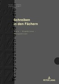 Cover: Schreiben in den F&auml;chern - Peter Lang Verlag