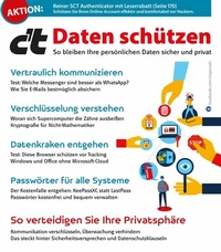 Abbildung von: c't Daten schützen - Heise Medien