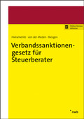 Cover: Verbandssanktionengesetz f&uuml;r Steuerberater - NWB