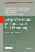 Cover: Energy-Efficient and Semi-automated Truck Platooning - Springer