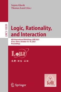Enlarge image Cover: Logic, Rationality, and Interaction - Springer