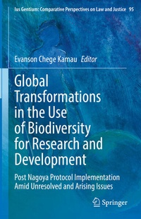 Enlarge image Cover: Global Transformations in the Use of Biodiversity for Research and Development - Springer