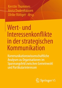 Abbildung von: Wert- und Interessenkonflikte in der strategischen Kommunikation - Springer VS
