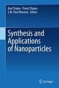 Cover: Synthesis and Applications of Nanoparticles - Springer
