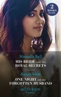 Cover: His Bride With Two Royal Secrets / One Night With Her Forgotten Husband - HarperCollins