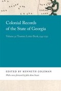 Cover: Colonial Records of the State of Georgia - University of Georgia Press