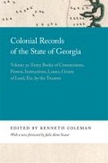 Cover: Colonial Records of the State of Georgia - University of Georgia Press