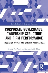 Enlarge image Cover: Corporate Governance, Ownership Structure and Firm Performance - Routledge
