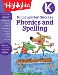 Enlarge image Cover: Kindergarten Phonics and Spelling Learning Fun Workbook - Highlights Press