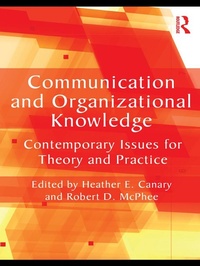 Enlarge image Cover: Communication and Organizational Knowledge - Routledge