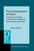 Cover: Sociopragmatics of Stance - John Benjamins Publishing Company