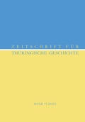 Cover: Zeitschrift f&uuml;r Th&uuml;ringische Geschichte, Band 75 (2021) - Verlag PH.C.W. SCHMIDT bei Rudolph Druck