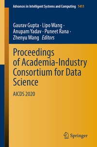 Enlarge image Cover: Proceedings of Academia-Industry Consortium for Data Science - Springer