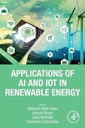 Cover: Applications of AI and IOT in Renewable Energy - Academic Press