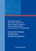 Cover: Classroom Climate: Student and Teacher Perceptions - Kovac, Dr. Verlag