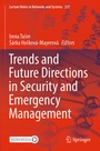Cover: Trends and Future Directions in Security and Emergency Management - Springer